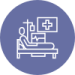 Hospital bed icon